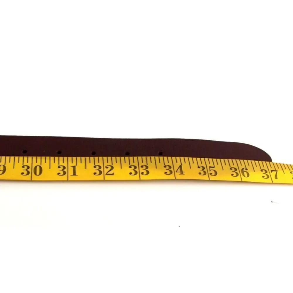 Crazy Horse BROWN GENUINE LEATHER 1 1/8